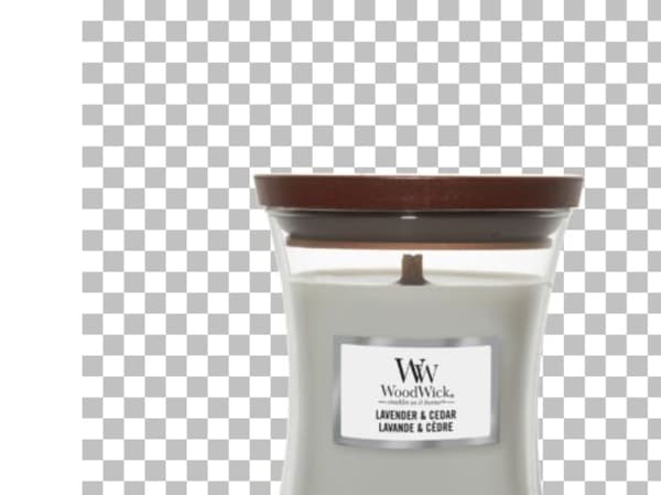 WoodWick Lavender & Cedar, Andre, Grå, Gjennomsiktig, CEDAR, Lavender, 1 stykker