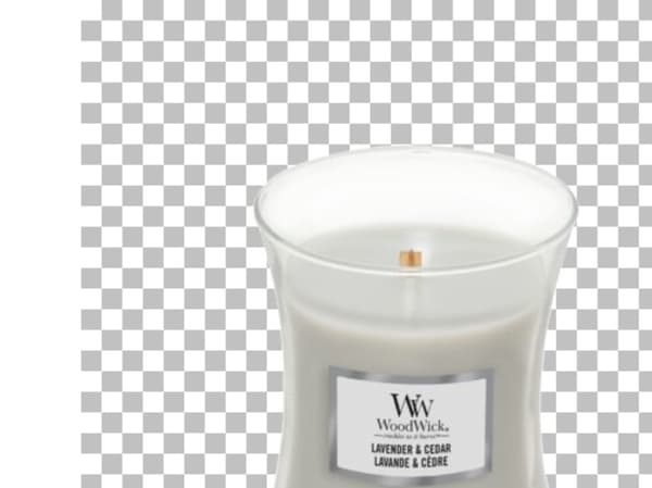 WoodWick Lavender & Cedar, Andre, Grå, Gjennomsiktig, CEDAR, Lavender, 1 stykker