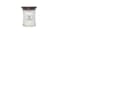 Miniatyrbilde 4 av 5: WoodWick 10.16479.0019, Cylinder, Hvit, Bergamot, Jasmine, Musc Parfyme , menn, Sandaltre, Tuberose, Ylang-ylang, 1 stykker