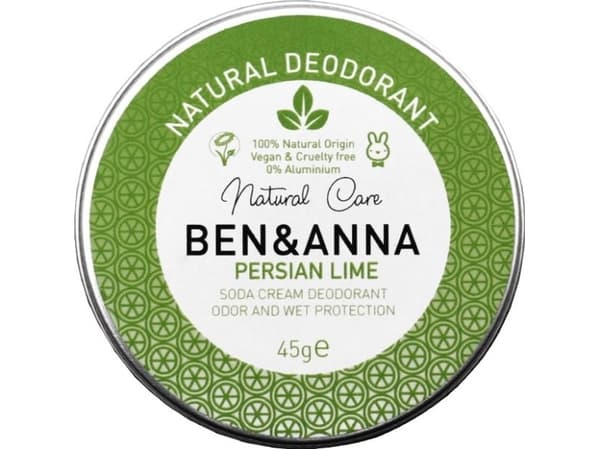 BEN&ANNA_Natural Deodorant natural cream deodorant in metal can Persian Lime 45g