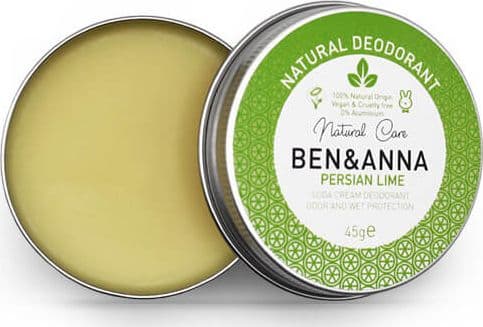 BEN&amp;ANNA_Natural Deodorant natural cream deodorant in metal can Persian Lime 45g