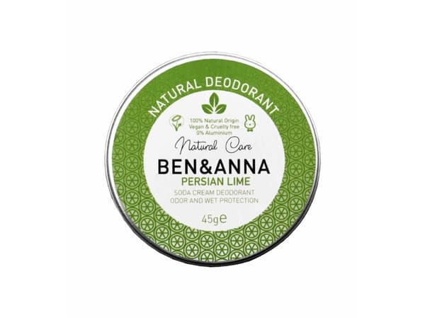 BEN&amp;ANNA_Natural Deodorant natural cream deodorant in metal can Persian Lime 45g