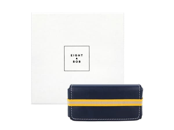 Eight & Bob Leather Perfume Case (Blue)