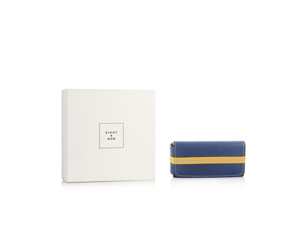 Eight & Bob Leather Perfume Case (Navy Blue)