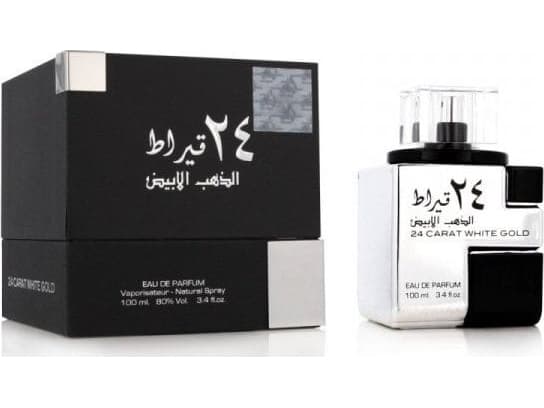 Lattafa 24 Carat White Gold Eau De Parfum 100 ml (unisex)