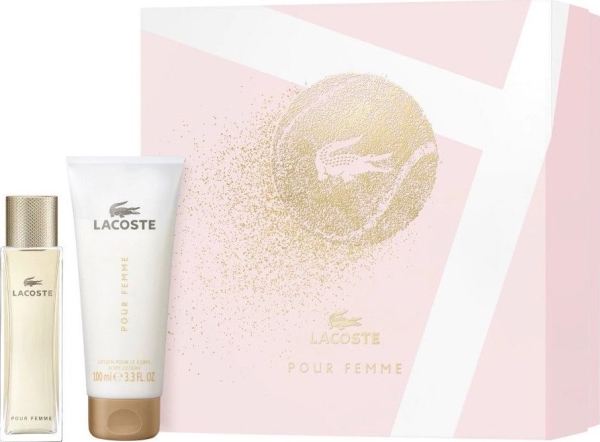 Lacoste SET LACOSTE Pour Femme EDP spray 50ml + BODY LOTION 100ml