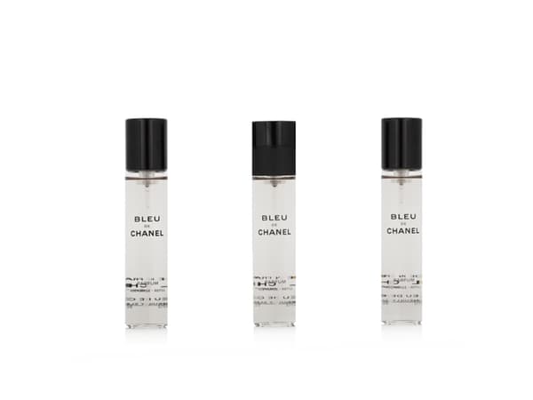 Chanel Bleu De Chanel Pour Homme Giftset - Mand - 60 ml (3x Edt Spray Refill 20ml - Twist and Spray - Travel Sprays)