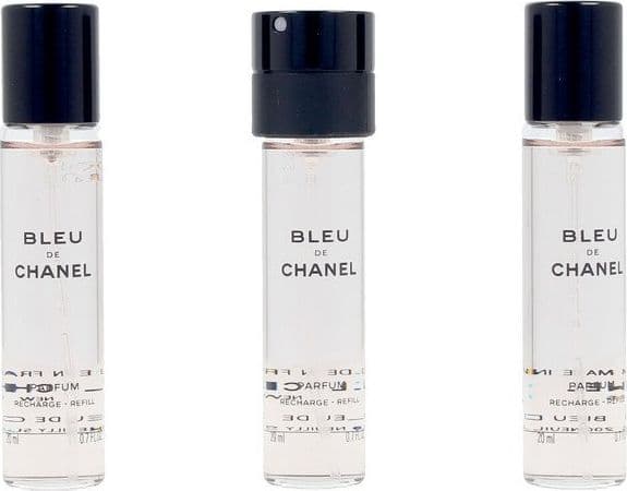 Chanel Bleu De Chanel Pour Homme Giftset - Mand - 60 ml (3x Edt Spray Refill 20ml - Twist and Spray - Travel Sprays)