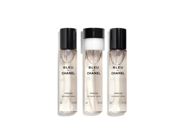 Chanel Bleu de Chanel Parfum Refill with Spray 20 ml + Parfum Refill 2 x 20 ml (man)
