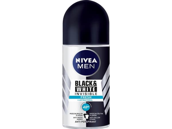 Nivea Dezodorant Antyperspirant INVISIBLE FRESH roll-on męski 50ml