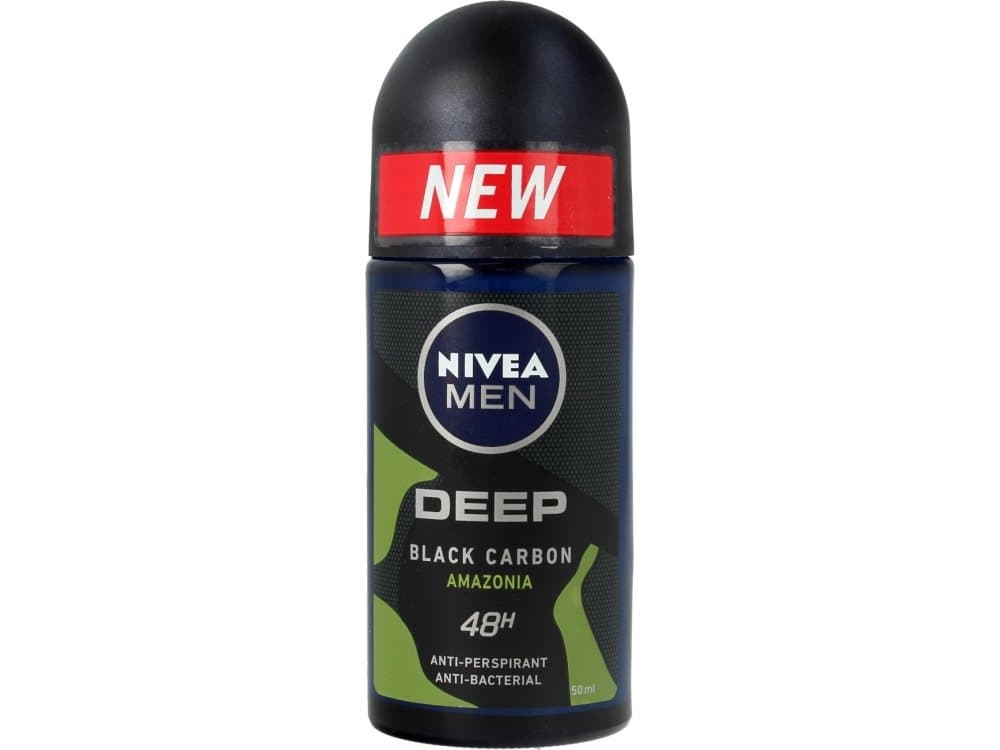 Nivea Nivea Deodorant DEEP BLACK CARBON AMAZONIA rollon 50ml CDON