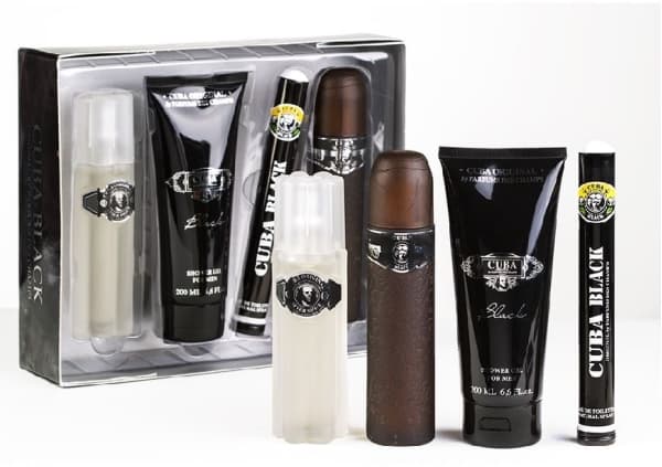 Bundle Cuba Black EDT 100ml + EDT 35ml + SG 200ml + AS 100ml