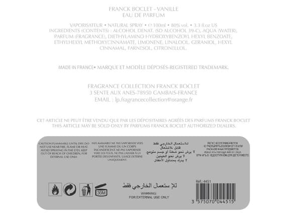 Vanilje Unisex Eau de Parfum 100ml