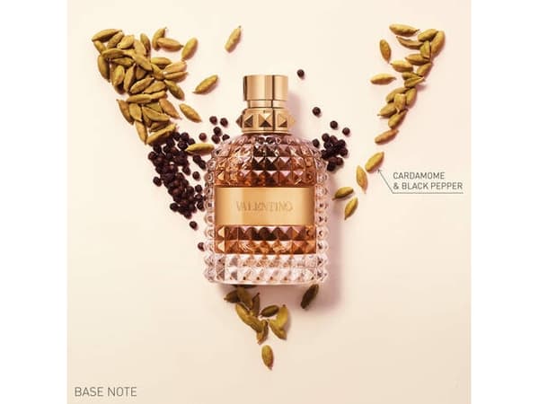 VALENTINO Uomo, Miehet, 150 ml, Bergamotti, Sitruuna, Iris, Vetiver, Mustapippuri, Kardemumma, Suihke
