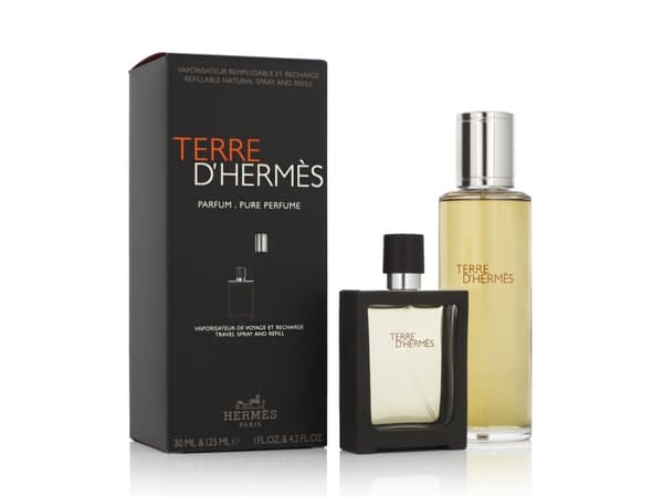 Hermes Terre D'Hermes lahjasetti - Mand - 155 ml (Pure Perfume 30ml/Pure Perfume Refill 125ml)