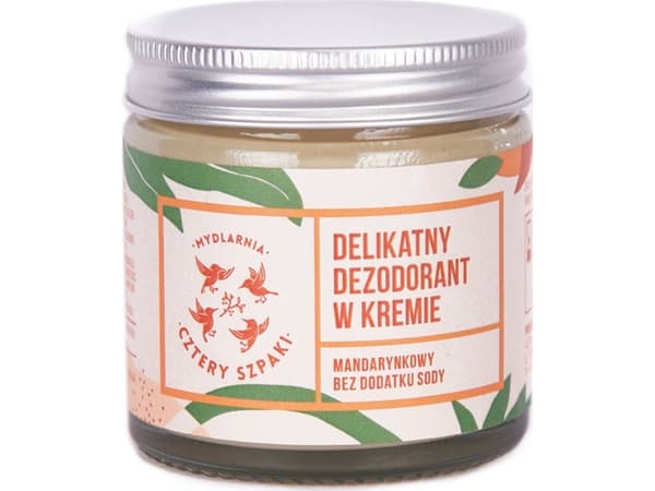 Mydlarnia Trzy Szpaki Delikat Deodorant i Creme Mandarin, 60ml