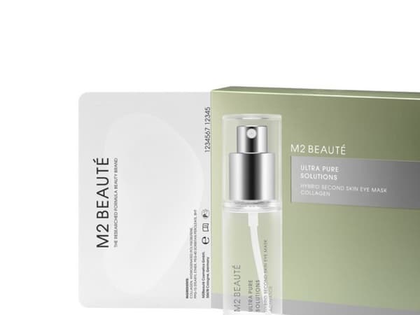 M2 BEAUTE_Hybrid Second Skin Eye Mask Kollagen anti-rynke maske for øyeområdet 30ml