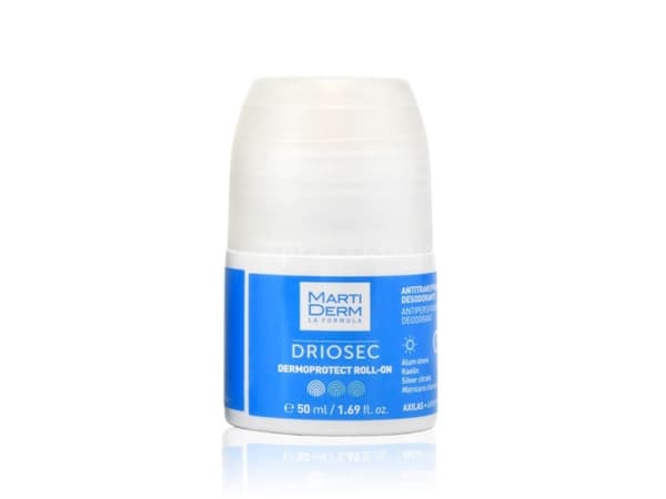 MARTIDERM_Driosec antiperspirant roll-on mot vita och gula fläckar 50ml