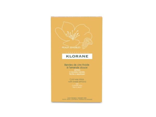 Klorane Skin L Amande Bandes de Cire Froide Strips Ben 6 stk