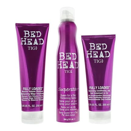 Tigi Bed Head For Women Size Matters Gift Set 250ml Shampoo 200ml Conditioner 311ml Thickening Spray