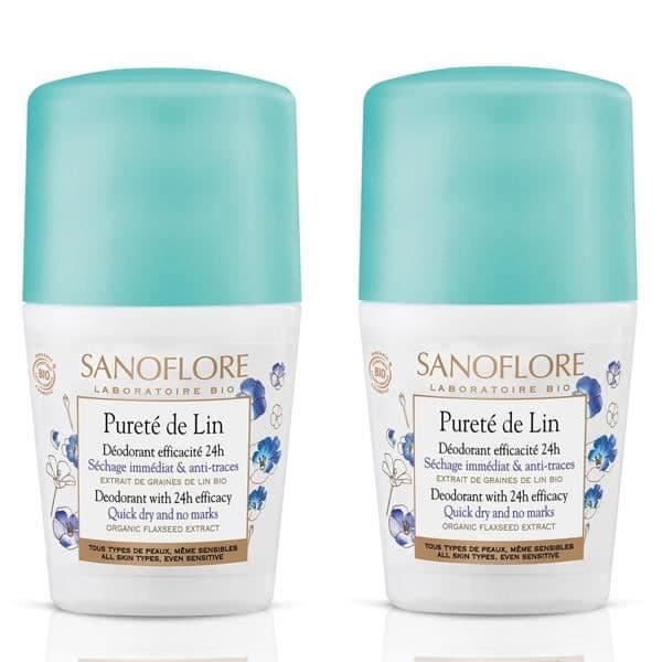 Sanoflore Organic Cotton Freshness Deodorant 24h 2 x 50ml