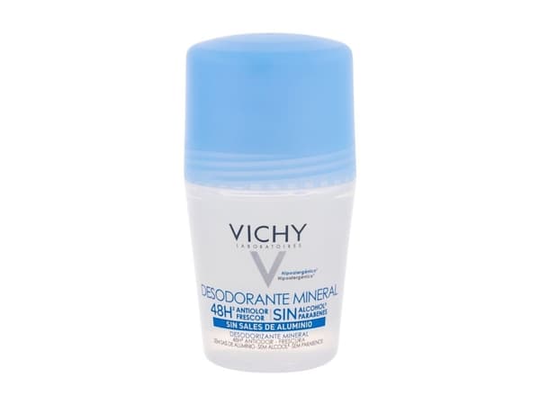 Vichy Vichy, Mineral Deodorant 48-timers effektivitet roll-on, 50 ml - Lang holdbarhet!