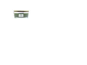 WoodWick Mint Leaves & Oak, Ellipsi, Vihreä, Minttu, Oak wood, 50 h, 1 kpl