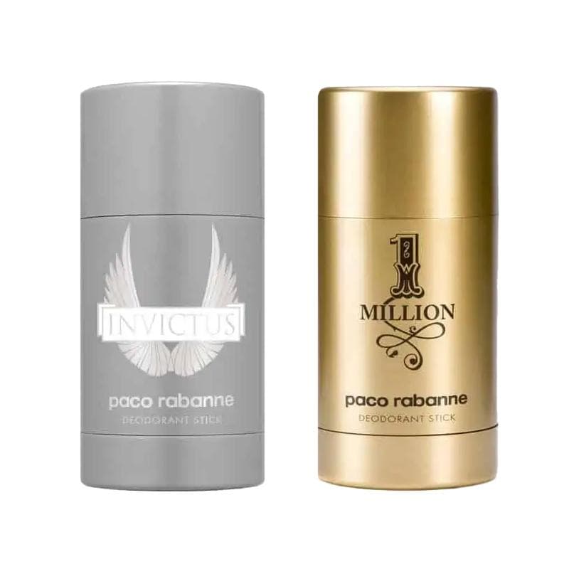 Bilde av 2-pack Paco Rabanne 1 Million + Invictus Deostick 75ml