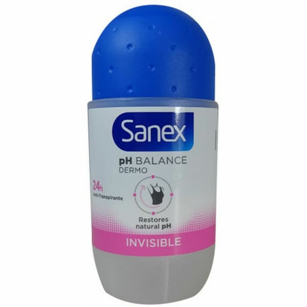 Roll on deodorant Sanex Invisible (50 ml)