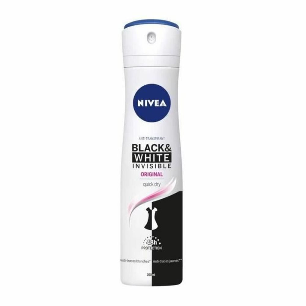 Deodorant Nivea Black & White 12 antal (12 x 200 ml)