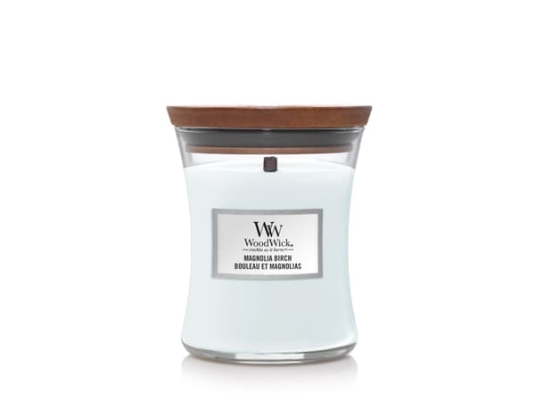 WoodWick Medium Hourglass - Magnolia Birch