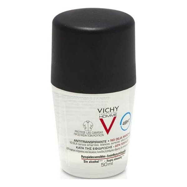 Roll-on deodorant Vichy Homme Antiperspirant 48 timer 50 ml