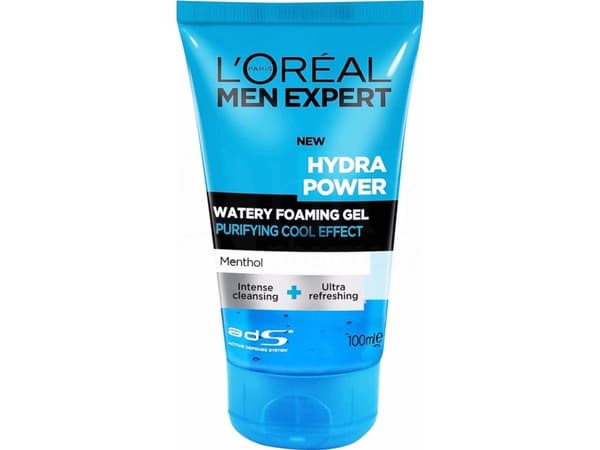 L’Oreal Paris L'Oreal Paris, Men Expert Hydra Power, Menthol, Cleansing and Hydrating, Gel, For Face, 100 ml For Men