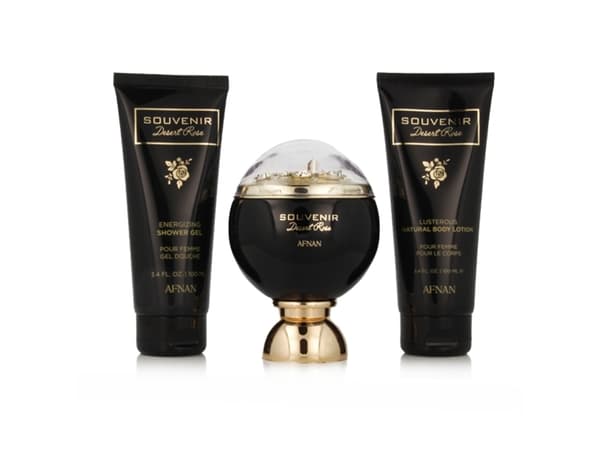 Afnan Souvenir Desert Rose EDP 100 ml + SG 100 ml + BL 100 ml (kvinne)