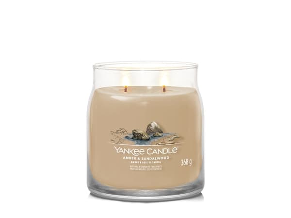 YANKEE CANDLE_ Amber &amp;amp| Sandeltre duftlys 368g