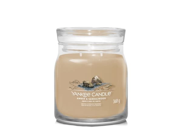 YANKEE CANDLE_ Amber &amp;amp| Sandeltre duftlys 368g
