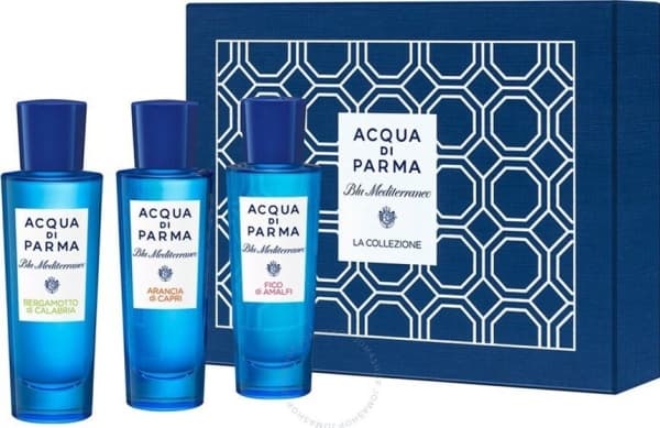 Acqua di Parma set: Blu Mediterraneo Bergamotto di Calabria, Eau De Toilette, Unisex, 30 ml + Blu Mediterraneo Arancia di Capri, Eau De Toilette, For