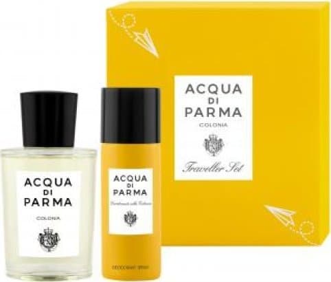 Acqua Di Parma Travel Set Acqua di Parma: Colonia, Anti-Perspirant, Deodorant Spray, För Män, 50 ml + Colonia, Eau De Cologne, För Män, 100 ml För Mä