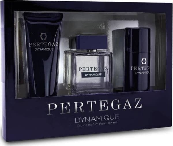 Saphir Pertegaz Dynamique Pour Homme eau de parfum spray 100ml + dusjsåpe 230ml + Deodorant 150ml