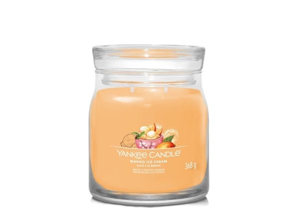 Yankee Candle Mango Ice Cream, Cylinder, Mango, 50 timer, 1 stykker