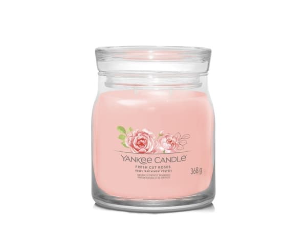 Yankee Candle Fresh Cut Roses, Sylinder, Rosa, Rose, 50 t, 1 stk