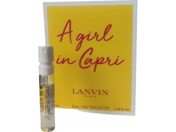 Lanvin Lanvin, A Girl In Capri, Eau De Toilette, For Women, 2 ml *Vial For Women