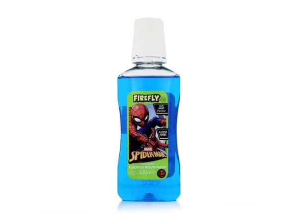 Marvel Firefly Spiderman Anti-Cavity Fluoride Mouthwash 300 ml