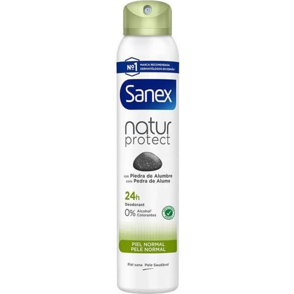 Deodorant - Sanex - Natur Protect 0% - Alkoholfri - 200 ml