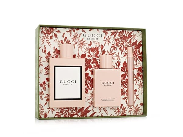 GUCCI SET (BLOOM (W) EDP/S 100ML + BODY LOTION 100ML + PEN SPRAY 10ML)