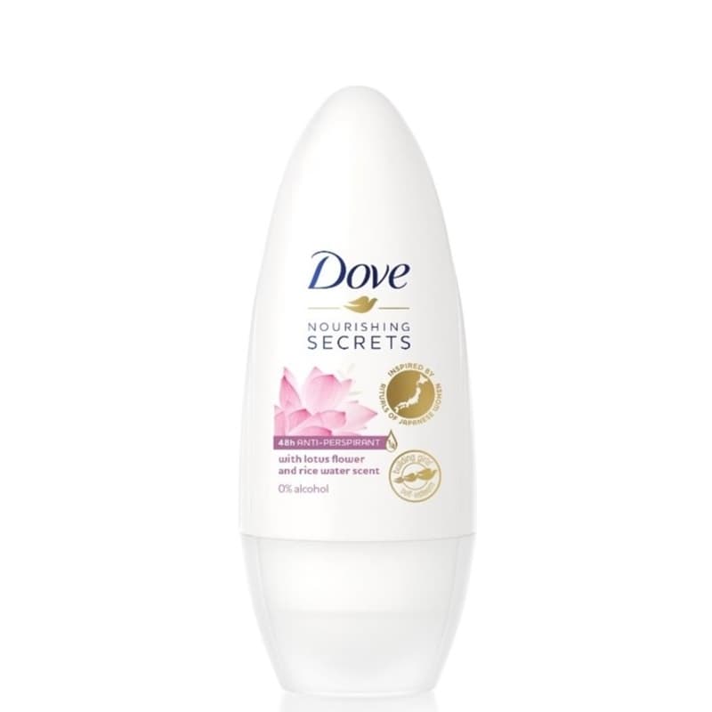 Dove Deodorant Lotus Flower Rice Water 50ml CDON
