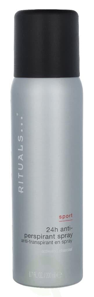 Rituals Sport 24H Anti-Perspirant Spray 200 ml Activated Charcoal