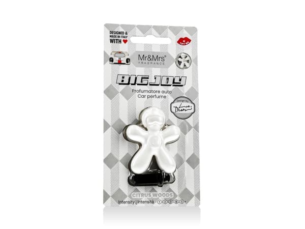 Mr & Mrs Fragrance Big Joy Citrus Wood Car Scent 1 pcs