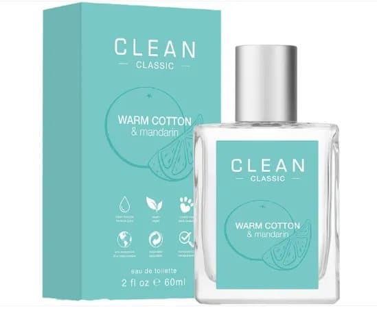 CLEAN EDT Warm Cotten & Mandarin 60mL 2023