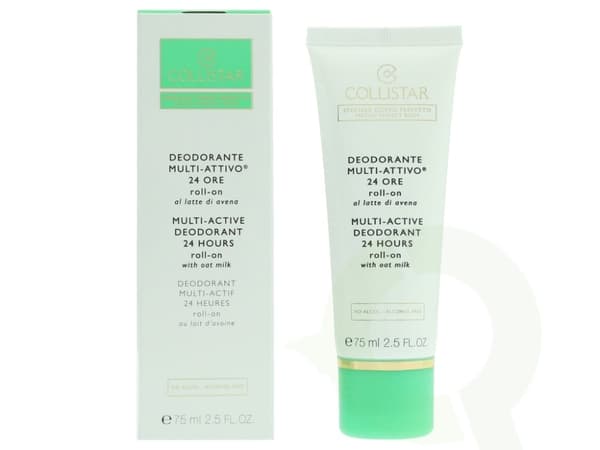 Collistar Multi-Active Deo 24H Roll On 75 ml Alcohol Free - With Oat Milk